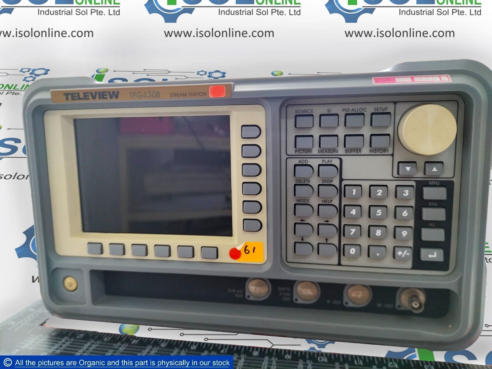 TeleView TPG430B Stream Station Digital TV Pattern Generator Soft TPG059... - $2,997.00