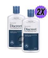 2 x Packs Restoria Discreet Unisex Color Restoring Cream Natural 250ml F... - $79.05