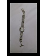 BRIGHTON Santa Rosa Women’s Watch Silver Adjustable Toggle Closure Needs... - €17,01 EUR