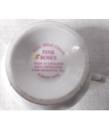 Avon 1974 Teacup Replacement Pink Roses Made England Fine Bone China Gol... - £7.09 GBP