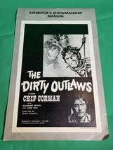 1971 The Dirty Outlaws Poster Press Kit Spaghetti Western Vintage Cinema... - £26.23 GBP