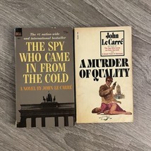 John Le Carre 2 Book Lot Spy Who Came in from the Cold &amp; Murder Of Quality - £7.85 GBP