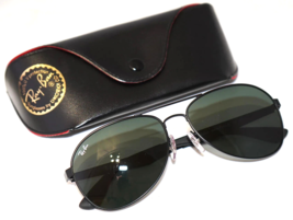 New RAY-BAN RB3549 006/71 Matte BLACK/GREEN G-15 Lens Authentic Sunglasses 58-16 - £90.49 GBP