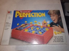 Vintage 1989 Perfection Timed Skill Action Game Milton Bradley Nice Cond... - £34.02 GBP