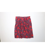 Vintage 90s Streetwear Womens Size 12 Rayon Gabardine Rainbow Paisley Skirt - $556.16 MXN