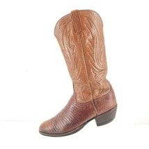 Lucchese Classic&#39;s Men&#39;s Handmade Brown Lizard Boots Vintage  9.5D - £125.83 GBP