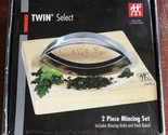 Zwilling J.A. Henckels 2 Piece Mincing Set Bamboo Herb Board Twin Select - $22.76