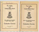 1955 &amp; 1956 Fort Sill The Artillery &amp; Guided Missile School Graduation E... - £25.40 GBP