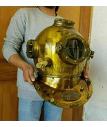18&quot; Diving Divers Helmet U.S Navy Mark V Deep Sea Antique Scuba Vintage ... - £156.53 GBP