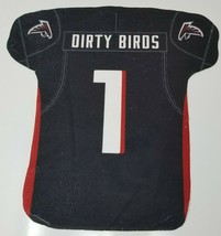 Atlanta Falcons Support Rally Towel Black Red Dirty Birds Number 1 Imperfect - £8.52 GBP