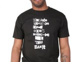 Bloodbath Etiqueta Negra Rescate Nota Camiseta Ruptura Cierres Thru Habi... - $19.50