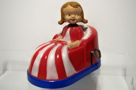 1950s IRWIN Toy Amusement Park Carnival Wind-Up Bobble Head Bumper Car - $49.49