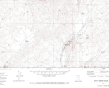 Santa Renia Fields, Nevada 1970 Vintage USGS Topo Map 7.5 Quadrangle Top... - $23.99