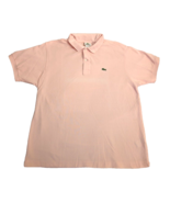 Lacoste Men&#39;s Short Sleeve Piqué Polo Shirt pink blush size 7 - £11.70 GBP