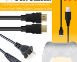For Playstation 4 Connection Bundle Kit Power Cord,Hdmi Cable,Controller... - $23.99