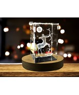 LED Base included | Sagittarius Zodiac Sign 3D Engraved Crystal Keepsake Gift - $40.49 - $323.99