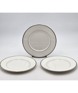 Mikasa Ultima+ CAMEO PLATINUM HK301 Salad Plate(s) SET of 3 Fast Shipping! - $18.69