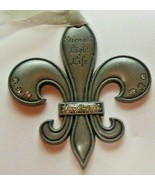 Gloria Duchin Fleur De Lis Ornament Strength, Light, Life - €14,74 EUR