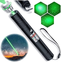 Cyahvtl Laser Pointer, Tactical Flashlights 2000 Metres Green Long Range... - £11.91 GBP