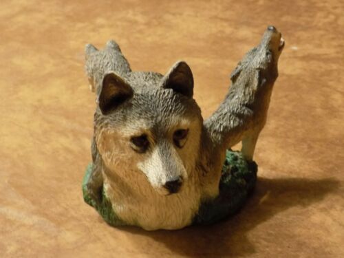 Primary image for Healthy Planet Collectibles Wolves Hand-Painted Ceramic Wolf Candle Holder Decor