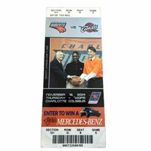 2004 / Cavs at Bobcats/NBA Ticket~LeBron James Soaring Dunk NOVEMBER 18,  2004 - $45.00