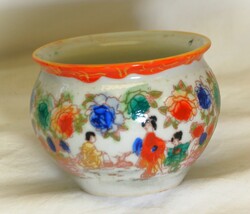 Asian Bowl Planter Japanese Geisha Girls Japan - £10.31 GBP