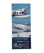 Vtg Minnesota Airmotive Inc. Brochure (Facilities for Aircrafts) Pilots ... - $16.00