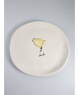 Rae Dunn Magenta 6” Plate Chick spring Bird Appetizer Kitschy Cottage Ru... - $11.87