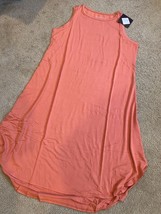 X - Women&#39;s Plus Size Dress Sleeveless Curved Midi Sun Dress Sundress Comfy Ava - £14.03 GBP