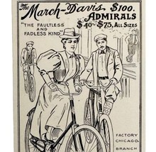 Shattuck Bicycles March Davis Admiral 1897 Advertisement Victorian ADBN1LLL - £15.45 GBP