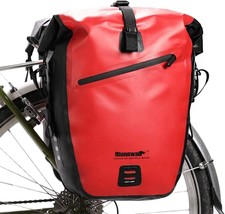 Rhinowalk Bike Bag Waterproof Bike Pannier Bag 27L, (For Bicycle Cargo Rack - £51.75 GBP