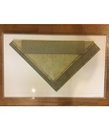 RODNEY HARDER Mixed Media Under Acrylic Plexiglass GEOMETRICAL ART 1979 ... - $494.98