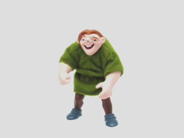 VTG 1996 Burger King Quasimodo Hunchback of Notre Dame Disney 4&quot; Action Figure - £7.13 GBP