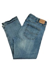 Signature Levi Strauss Denim Blue Jeans S51 Men&#39;s Size 40x30 Straight Fit - $19.68