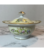 NSP China Porcelain Japan Floral Gold Covered Serving Bowl Hand Painted ... - £23.47 GBP