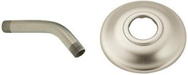 Moen 10154Bn 6-Inch Replacement Right Angle Shower Arm, Brushed, Brushed... - £43.53 GBP