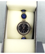 Woman&#39;s Stainless Steel Water Resistant Watch With Lapis Lazuli Stone 7 ... - €71,97 EUR