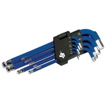 Performance Tool W9136 Long Arm Metric Hex Key Set, 9-Piece, Blue - $50.99