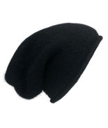 Black Essential Knit Alpaca Beanie - £50.89 GBP