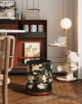 interoknack Luxury Vintage Style Waste Bin, Bird &amp; Blossom Design Trash ... - $179.00