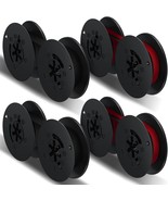 Four Sets Of Universal Typewriter Ribbons (Red-Black, Black) Featuring A... - €30,60 EUR