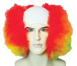 Morris Costumes Bald Curly Clown Rainbw Wt Frt - £89.39 GBP