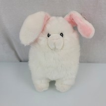 Aurora Purely Luxe Chunky bunny rabbit white soft stuffed plush animal 9&quot; Easter - £19.77 GBP