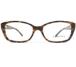 Versace MOD. 3207 5116 Eyeglasses Frames Brown Tortoise Gold Medusa 52-16-140 - £61.99 GBP