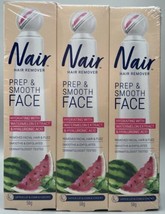 Nair Prep &amp; Smooth Face Hydrating Watermelon Extract &amp; Hyaluronic Acid 50g 3PACK - $34.00