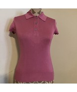 Vintage Japanese LAUTREAMONT LADIES POLO SHIRT/TOP Pink Size S - €32,93 EUR
