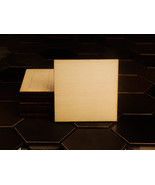 10 pcs | Wooden Square 2&quot; / 5cm | Laser cut squares for DIY, wood craft - £3.98 GBP