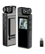 Smart Recorder - 1080P HD Body Camera, 180-degree Rotatable Lens, Handheld - $36.06