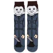 Adult Halloween Graphic Cotton Socks - New - Michael Myers - £7.85 GBP