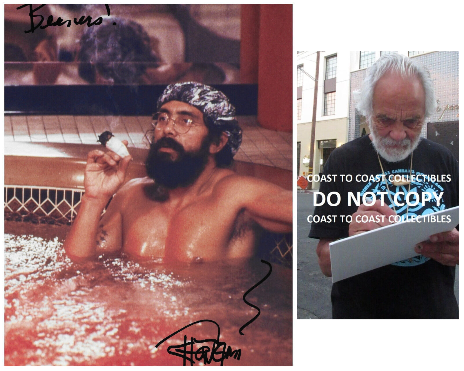 Primary image for Tommy Chong signed Cheech & Chong 8x10 photo exact proof COA autographed